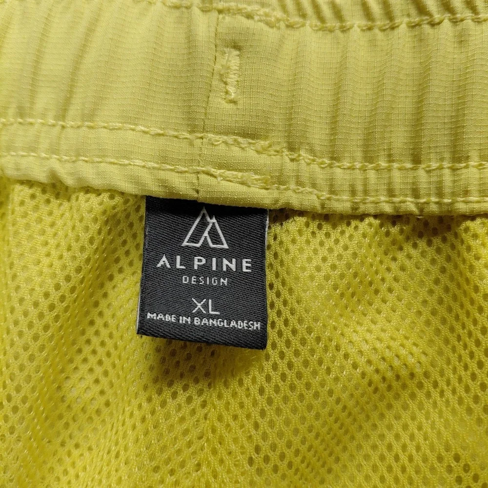 Alpine Design Mens XL Yellow Mesh Lined‎ 5